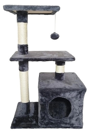 Дряпка, будиночок для кота Avko CatTree сіра 1053, фото 1