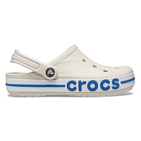 Crocs Bayaband Stucco Bright Cobalt Original, Оригинальные кроксы мужские женские баябенд бежевые с коробкой M5W7(37-38)