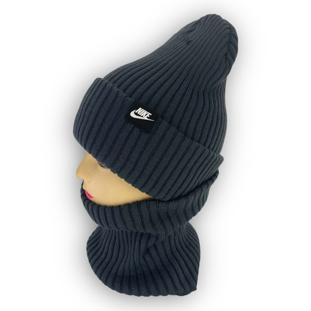 Детский комплект - шапка и шарф для мальчика Детский комплект - шапка и шарф для мальчика