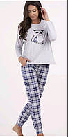 Набір для дому та сну Nicoletta. Кофта та штани з манжетом. Розмір L