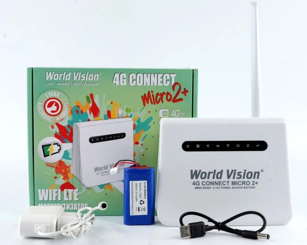 Роутер WORLD VISION 4G CONNECT MICRO 2+