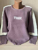 Женский свитер молодежный теплый стильный  с альпакой 48/52