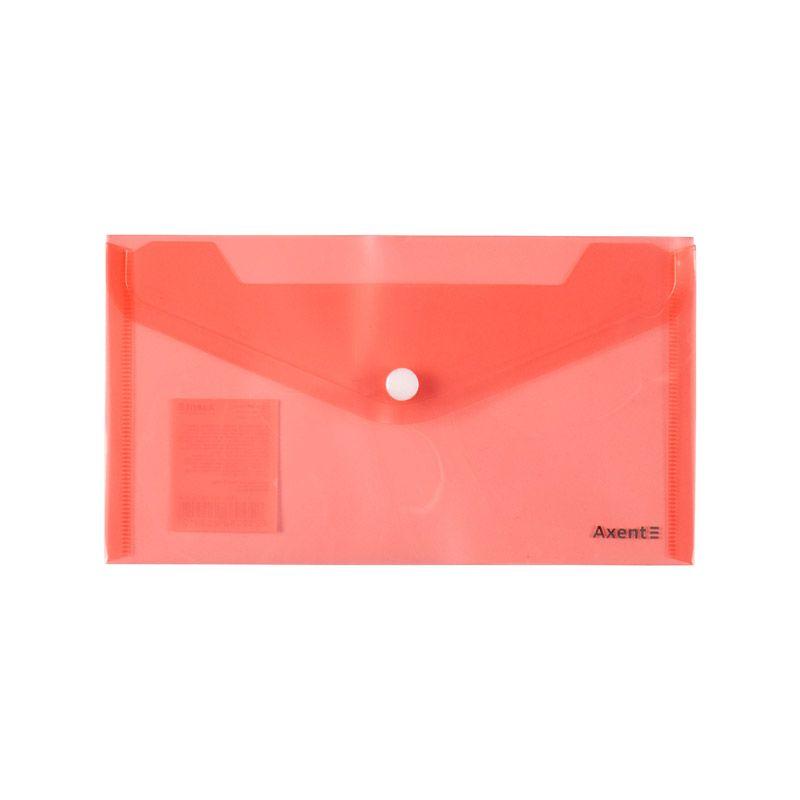 Папка-конверт на кнопці Axent DL, Товщина пластику: 180 мкм 1414
