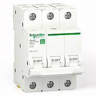 Автоматичний вимикач RESI9 Schneider Electric 10А 3П С 6кА