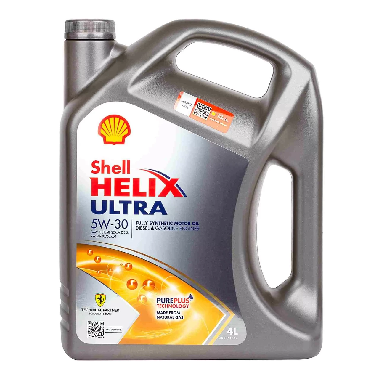 Моторна олива Shell Helix Ultra 5w30 4л SL/CF A3/B4