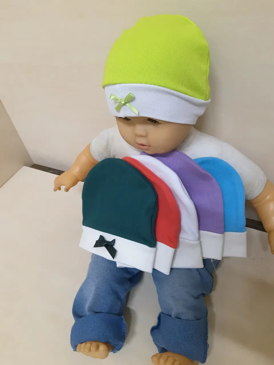 Ясельна Трикотажна шапочка для новонароджених малюків пологовий будинок