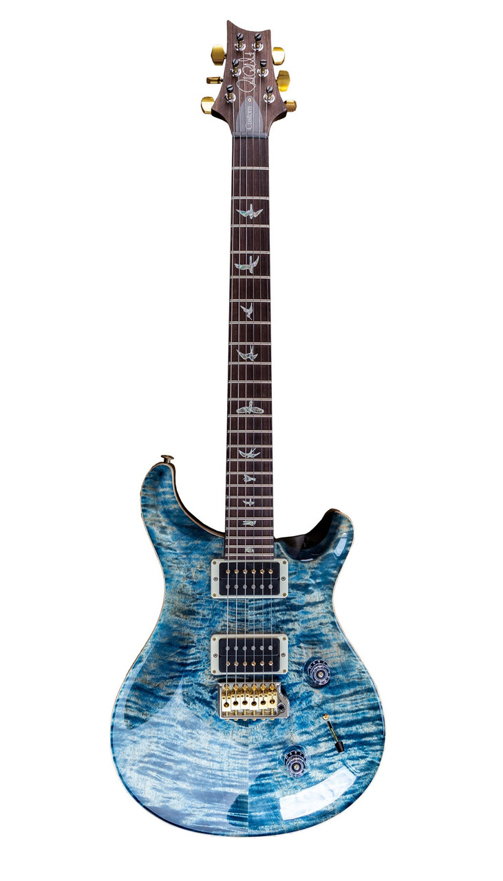 Електрогітара PRS CUSTOM 24 10 TOP (FADED WHALE BLUE), фото 1