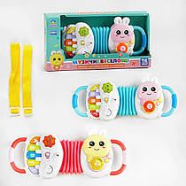 Дитячий акордеон TK Group Музичні веселощі з підсвіткою (TK-60228) – українські пісні, літери, 3 режими гри