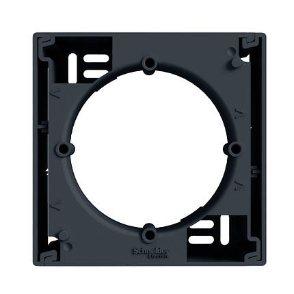 Коробка Schneider Electric Asfora антрацит для зовнішнього монтажу одиночна EPH6100171, фото 1