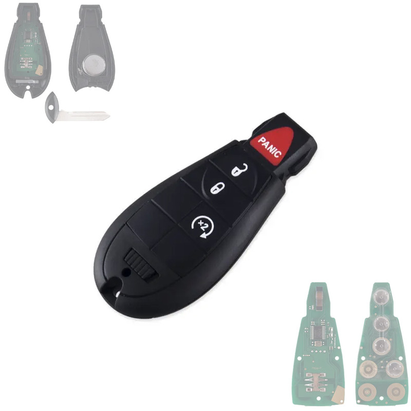 Корпус ключа Chrysler Dodge чип M3N5WY783X IYZ-C01C, 4кн