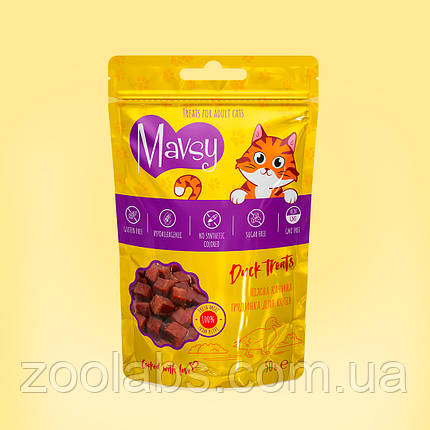 Ласощі Mavsy для котів з качкою | Mavsy Duck Treats 50 грамм, фото 1