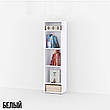 Стелаж для книг на п'ять полиць підлоговий, Відкрита шафа книжкова на 5 комірок, фото 7