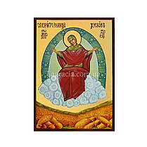 Ікона Божа Матір Спорительниця Хлібів 10 Х 14 см, фото 3