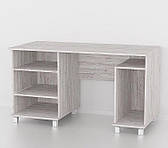 Письмовий стіл з полицями для офісу, Комп'ютерний стіл для навчання з місцем для зберігання