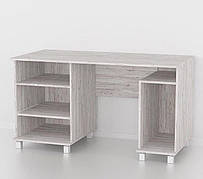 Письмовий стіл з полицями для офісу, Комп'ютерний стіл для навчання з місцем для зберігання