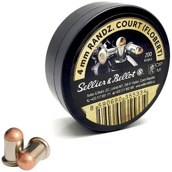 Патрони Флобера Sellier&Bellot 4 mm 25 шт