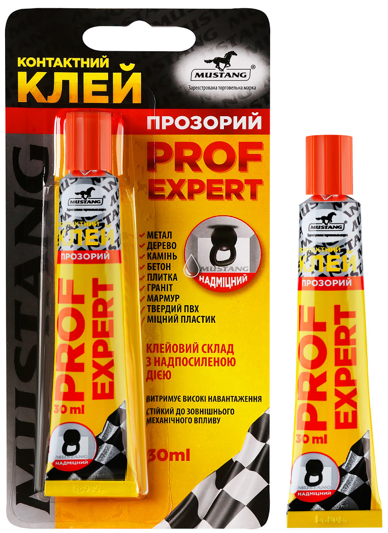 Контактний клей Display PROF EXPERT MUSTANG 30ml (MG23)