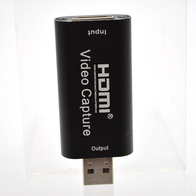 Зовнішня карта відеозахоплення HDMI to USB 2.0 для стрімов та запису екрану VCC-01 Black, фото 1