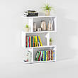 Поличка для книг підлогова, Книжкова етажерка 3-ярусна, Стелаж для офісу, Стелаж для офісу, фото 6