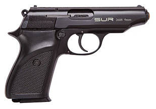 Стартовий пістолет SUR 2608 (Black) Сигнальний пістолет Шумовий пістолет