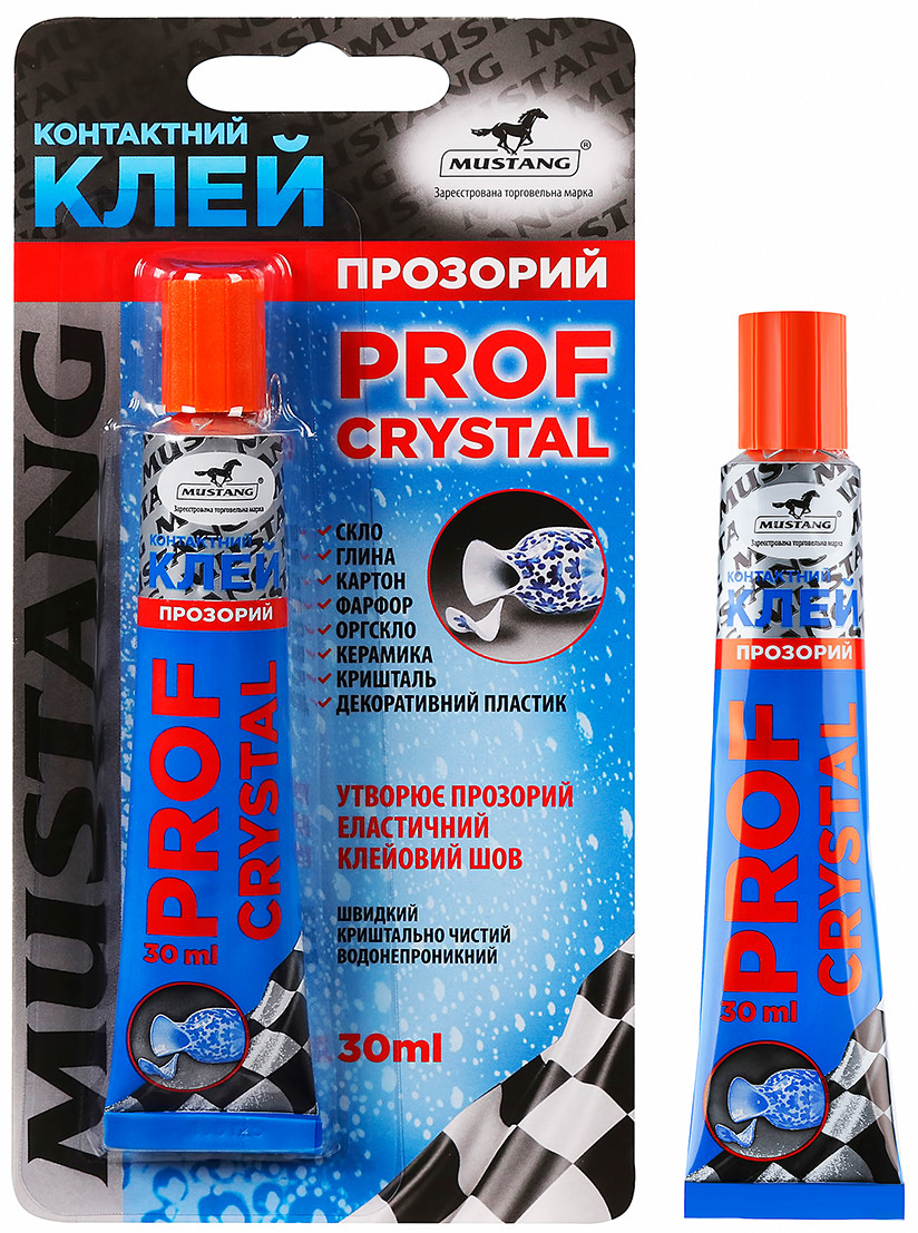 Контактний клей Display PROF CRYSTAL MUSTANG 30ml (MG24)