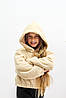 Кофта Тедді утеплена для дівчинки колір бежевий, фото 3