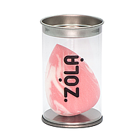 ZOLA Спонж супер м'який біло-рожевий зі скосом