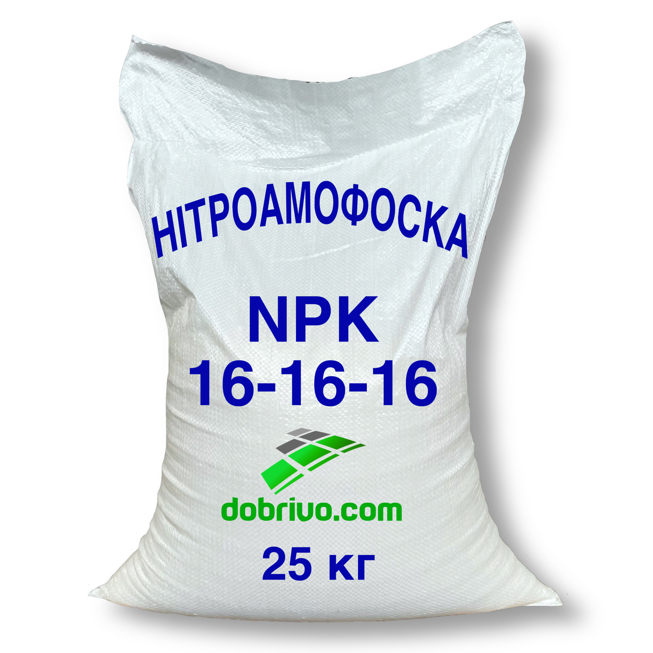 Нітроамофоска NPK: 16-16-16, мішок 25кг,  мінеральне добриво