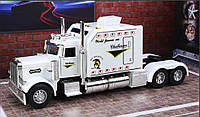 Масштабна модель американського тягача Peterbilt 389 1:24. Звук+світло ефекти. Металева машинка.