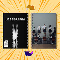 Скетчбук А5 48 л. 150 гр.м² K-Pop Group Le Sserafim 005