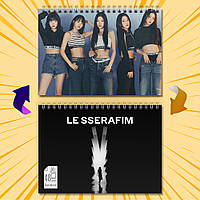 Скетчбук А5 48 арк.150 гр.м² K-Pop Group Le Sserafim 021