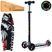 Самокат Дитячий Maxi Itrike Jr 3-060-22-wp5 Триколісний Adver