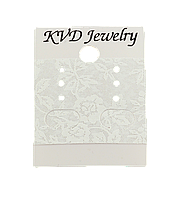 Планшетка під сережки "Планшетка KVD Jewelry, 5х3.7см", ціна за 10 шт.