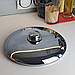 Мантоварка Пароварка Arian 6 л 3 сітки 24 см з нержавіючої сталі з нержавіючою кришкою та індукцією, фото 6