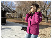 Женская парка S розмір Canada Goose коротка канада гус, фото 3