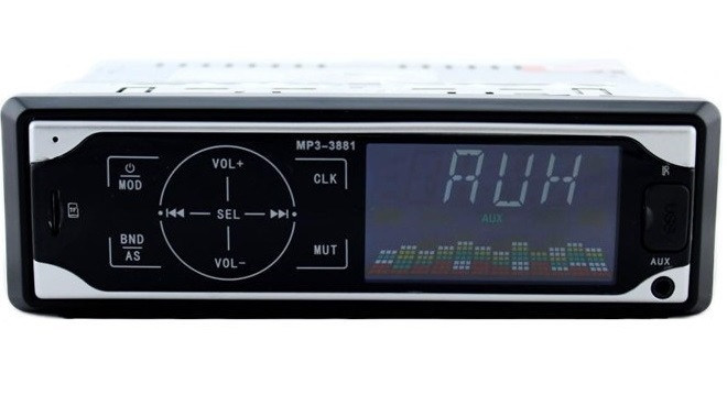 Автомагнітола 3881 ISO — MP3 Player, FM, USB, SD, AUX сенсорна магнітола