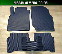 ЕВА коврики Nissan Almera N16 '00-06. EVA ковры Ниссан Альмера