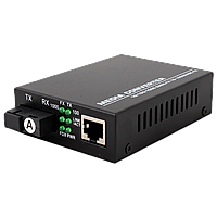 Медіаконвектор (1550TX&1310RX, 10/100/1000, 20км SC) TelStream MC-218/520SC