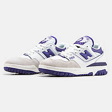 Чоловічі кросівки New Balance 550 White Purple BB550WR1, фото 2