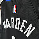 Чорна баскетбольна майка Харден 1 Кліперс Jordan Harden Los Angeless Clippers 2023-24 City Edition, фото 7