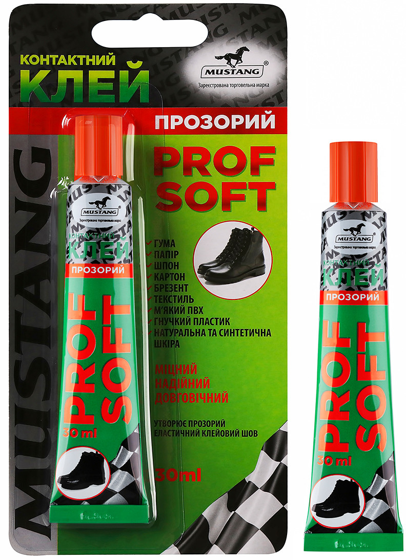 Контактний клей Display PROF SOFT MUSTANG 30ml (MG25)