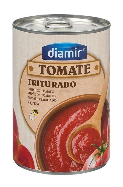 Натуральне томатне пюре, без цукру, 390 г, Diamir
