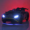 Дитячий електромобіль Bambi M 5034EBLR-11 Lamborghini акумуляторний на пульті управління одномісний Сірий, фото 8