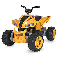 Квадроцикл детский Bambi M 3607EL-6(24V) электрический аккумуляторный на 3-8 лет с пультом Желтый