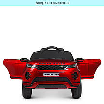 Дитячий електромобіль Bambi M 4418EBLRS-3 Land Rover акумуляторний на пульті управління двомісний Червоний, фото 2