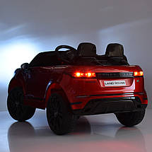 Дитячий електромобіль Bambi M 4418EBLRS-3 Land Rover акумуляторний на пульті управління двомісний Червоний, фото 3