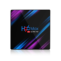 Медіаплеєр смарт приставка Smart TV H96 MAX 4/32 RK3318 Android 9.0 TV Box для телевізора на андроїд, фото 2