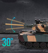 Дитячий танк M1A2 Abrams 2865-1 іграшковий на пульті радіокеруванні стріляє пульками акумуляторний, фото 6