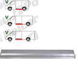 Поріг лівий на середній сегмент Mercedes Sprinter (Мерседес Спринтер) 1995-2006, фото 3