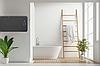 Обігрівач настінний скляний Concept KS4100 SMART Wi-Fi Smart 2000 Вт дисплей таймер з пультом ДК, фото 7